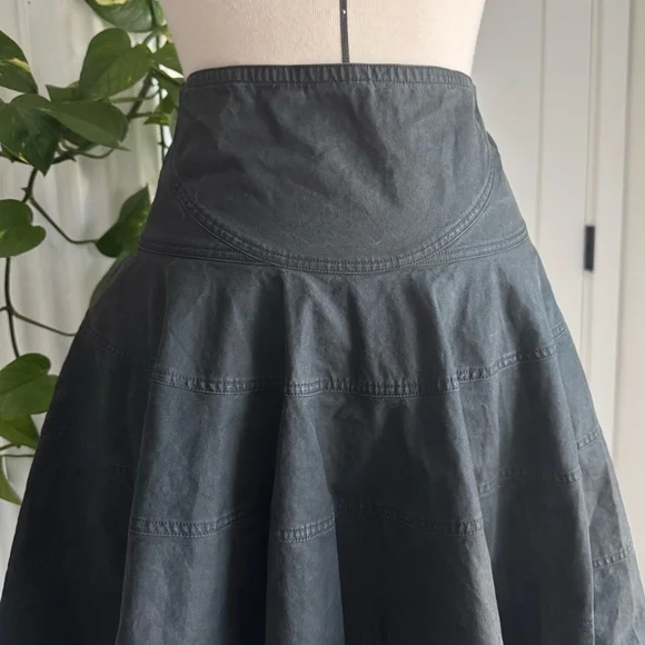 Vintage Azzedine Alaïa Cotton Structured Skirt - Xs/S - Picture 2 of 6